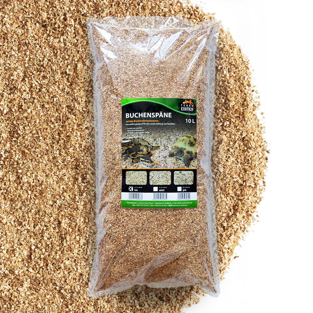 Buchenspäne - 10 Liter - Fein