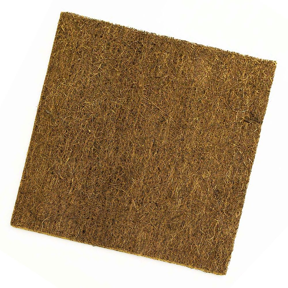 Kokosfasermatte - 40 x 40 cm - Natur