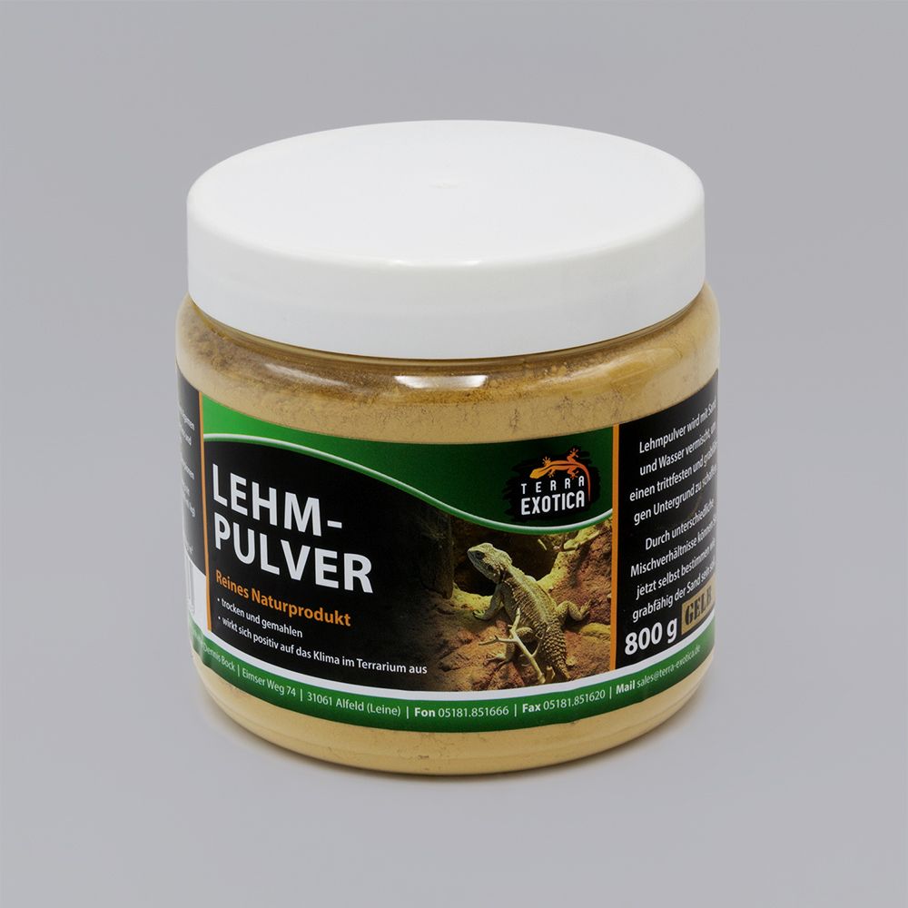 Lehmpulver - 800 g in Dose - Gelb