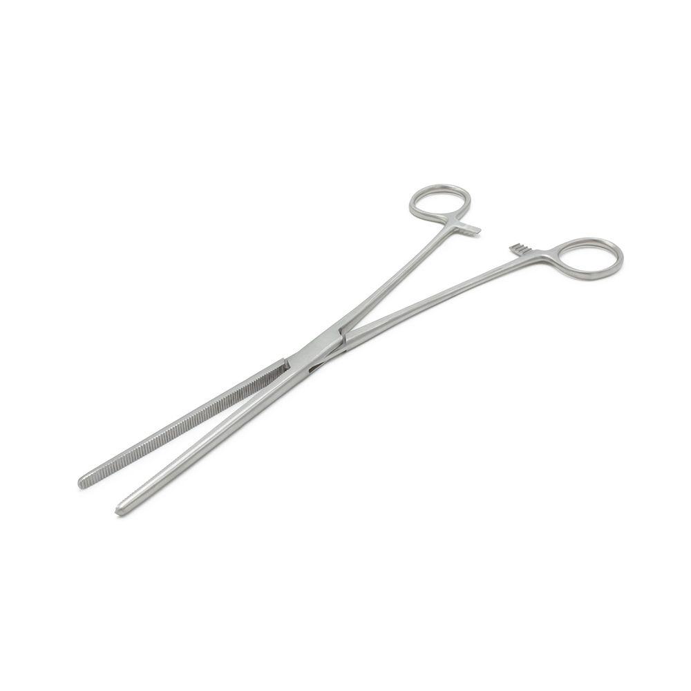 Edelstahl Futterzangen - gerade mit Arretierung